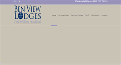 Desktop Screenshot of benviewlodges.co.uk
